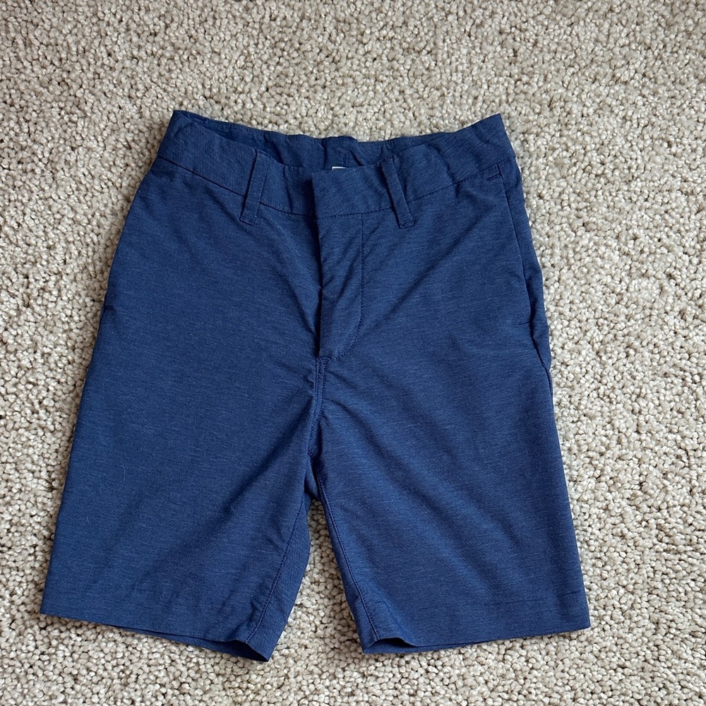 Boys Muted Blue performance shorts